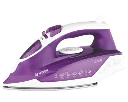 Утюг VITEK VT-8308 VT белый/сиреневый
