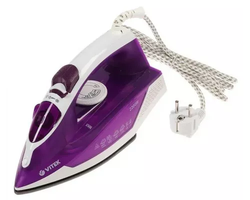 Утюг VITEK VT-8308 VT белый/сиреневый