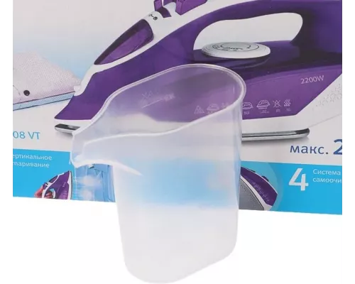 Утюг VITEK VT-8308 VT белый/сиреневый