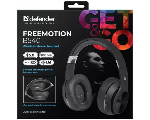Беспроводные наушники Defender B540 BLACK