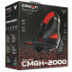 Наушники CROWN CMGH-2000 Black&red