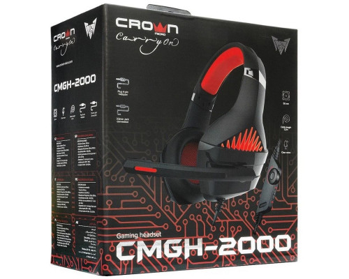 Гарнитура игровая CROWN CMGH-2001 Black&blue