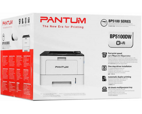 Принтер PANTUM BP5100DW 40ppm, LAN, USB, A4, Wi-Fi