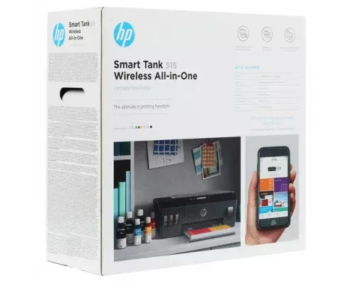 МФУ струйное HP Smart Tank 515 AIO (1TJ09A)