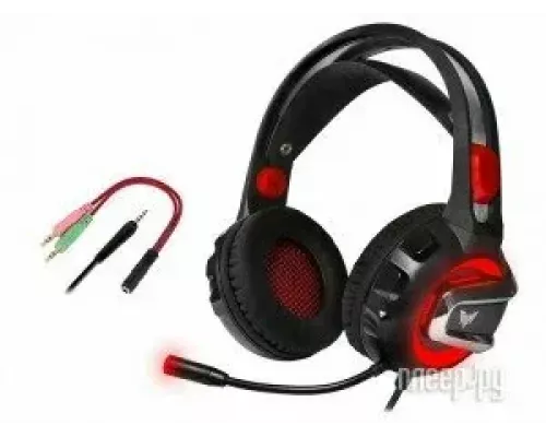 Наушники CROWN CMGH-3000 Black&red