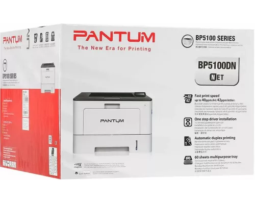 Принтер лазерный Pantum BP5100DN 40ppm, LAN, USB, A4