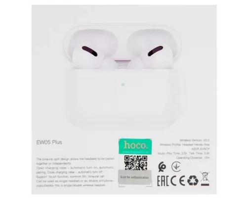 Беспроводные наушники HOCO EW05 Plus белый