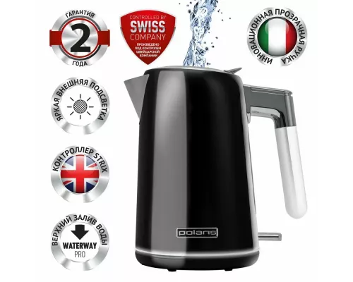 Чайник Polaris PWK 1746CA черный