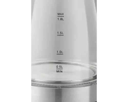 Чайник StarWind SKG2050 черный/серебристый стекло