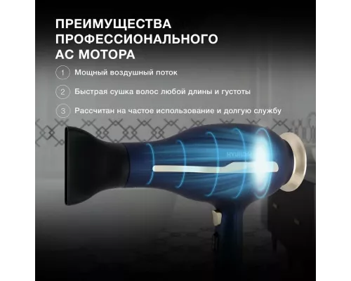 Фен Hyundai H-HDI0758