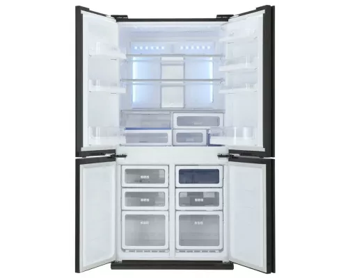 Холодильник SHARP SJ-FS97VBK черное стекло