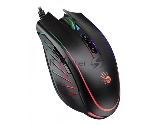 Игровая мышь A4Tech Bloody Q81 Curve черный