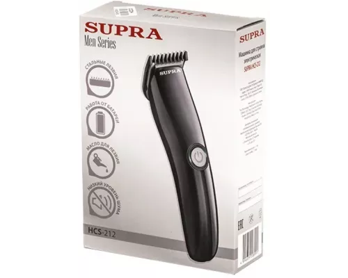 Машинка для стрижки волос Supra HCS-212 черный