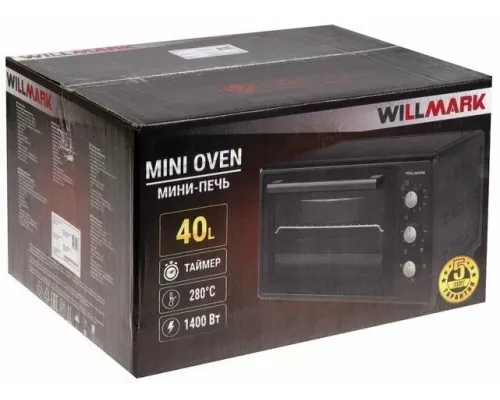 Мини-печь WILLMARK WOF-405W белый