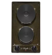 Настольная плита ЛЫСЬВА ЭПБ 22 коричневый/рябчик