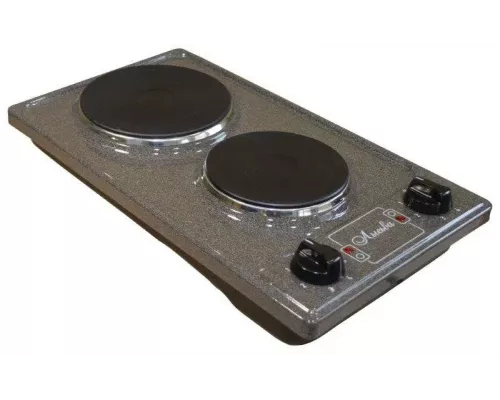 Настольная плита ЛЫСЬВА ЭПБ 22 коричневый/рябчик