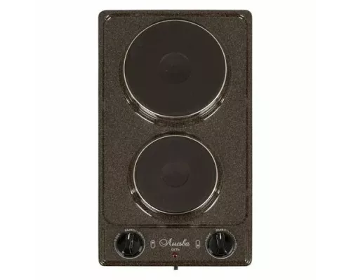 Настольная плита ЛЫСЬВА ЭПБ 22 коричневый/рябчик