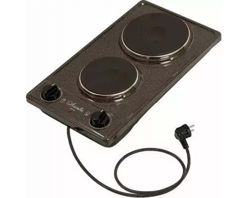 Настольная плита ЛЫСЬВА ЭПБ 22 коричневый/рябчик