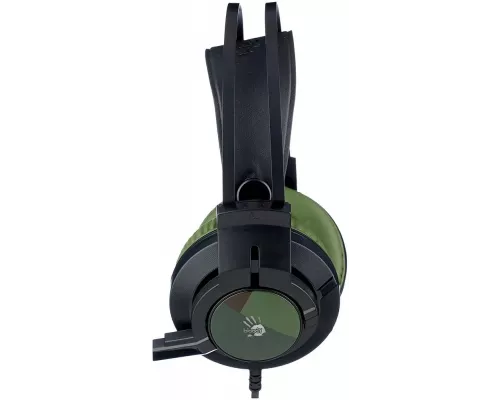 Наушники A4Tech Bloody J450 черный/зеленый