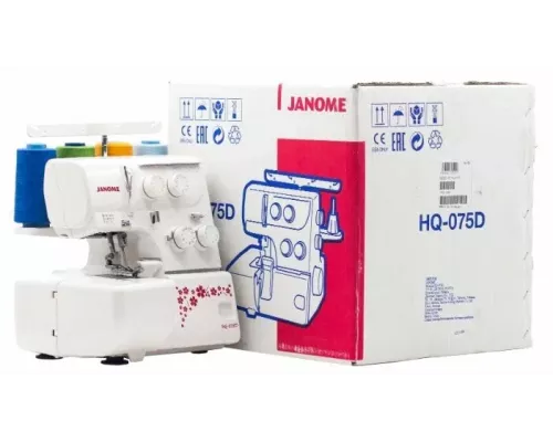 Оверлок Janome HQ-075D белый