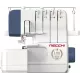 Оверлок Necchi 4554D белый/зеленый