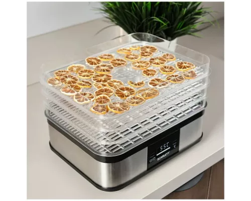 Сушилка для овощей и фруктов Scarlett SC-FD421T19 серебристый