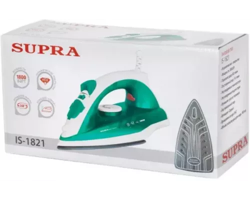 Утюг Supra IS-1821 белый/зеленый