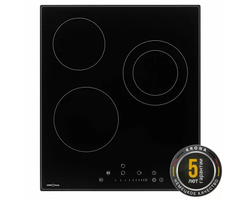 Варочная поверхность KRONA LAUREL 45 BL черный