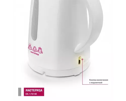 Чайник Мастерица ЕК-1701M белый