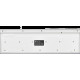 Клавиатура OKLICK 490ML белый USB slim Multimedia LED