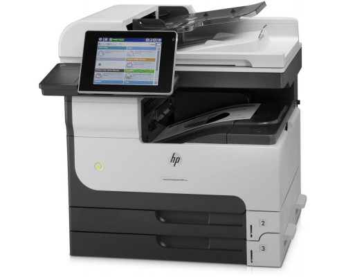 МФУ HP LaserJet Enterprise MFP M725dn, лазерный p/c/s, A3, 40ppm, 1200dpi, 1024Mb, 320Gb HDD, 3 trays 100+250+250, ADF100, Duplex, USB/LAN/FIH, Color LCD20i, 1y warr (replace Q7840A M5025, Q7829A M5035)