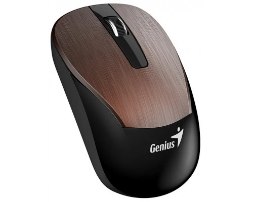 Мышь Genius ECO-8015 металлический серый, 2.4GHz, BlueEye 800-1600 dpi