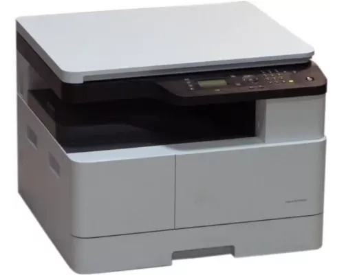 МФУ лазерное HP LaserJet MFP M438n, принтер/сканер/копир, (A3, скор. печ. 22 стр/мин, разр. скан. 600х600, печати 1200х1200, Ethernet (RJ-45), USB)
