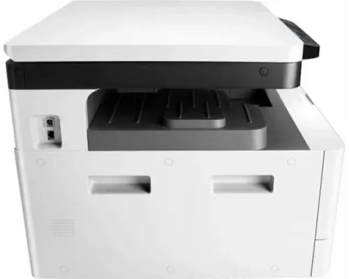 МФУ лазерное HP LaserJet MFP M438n, принтер/сканер/копир, (A3, скор. печ. 22 стр/мин, разр. скан. 600х600, печати 1200х1200, Ethernet (RJ-45), USB)