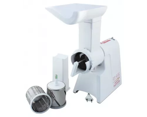 Мясорубка Мастерица КЭМ-02, с овощерезкой, производительность 40 кг/час, 3 скорости, максимальная мощность 600 Вт