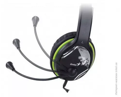Наушники Genius HS-400А Black-Green