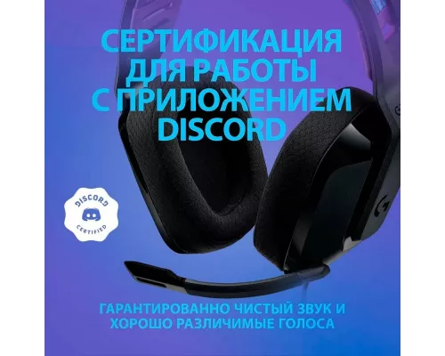 Наушники Logitech Headset G335 Wired Black Gaming