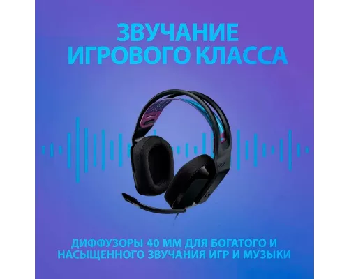 Наушники Logitech Headset G335 Wired Black Gaming