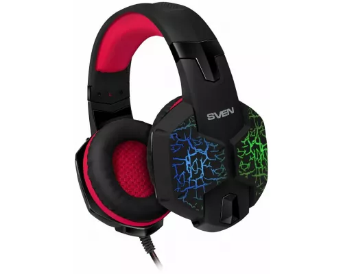 Наушники SVEN AP-U988MV черный-красный