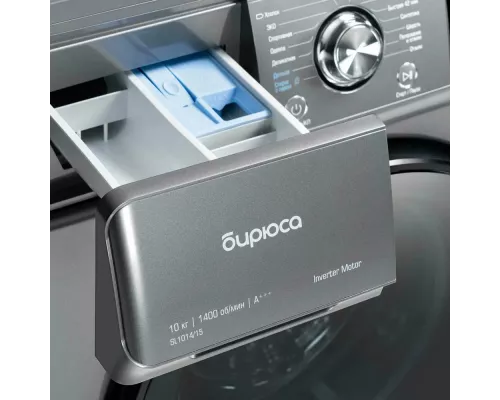 Стиральная машина Бирюса WM-SL1014/15 M металлик/черный