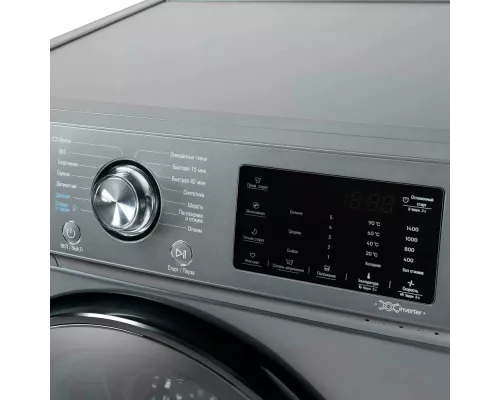 Стиральная машина Бирюса WM-SL1014/15 M металлик/черный