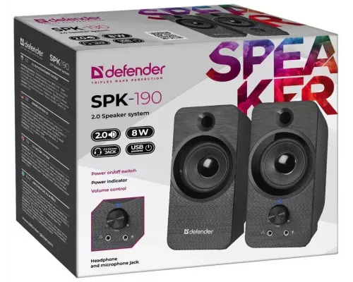 Акустическая система Defender SPK-190 BLACK