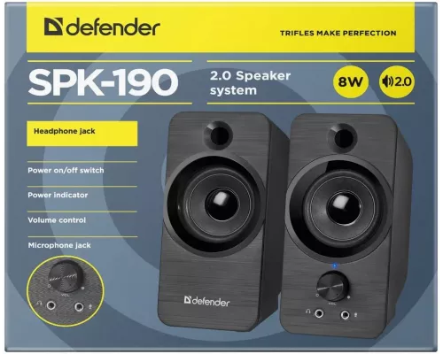 Акустическая система Defender SPK-190 BLACK