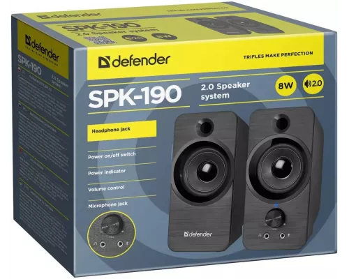 Акустическая система Defender SPK-190 BLACK