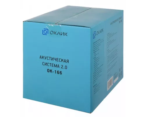 Акустическая система OKLICK OK-166 BT 2.0 черный 40Вт