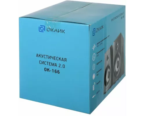 Акустическая система OKLICK OK-166 BT 2.0 черный 40Вт