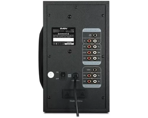 Акустическая система SVEN HT-202, черный (100Вт, Bluetooth, FM-тюнер, USB/SD, дисплей )