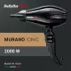 Фен Babyliss Pro MURANO Ionic compact 2000Вт черный
