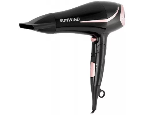 Фен SunWind SUHD 550 черный/розовое золото