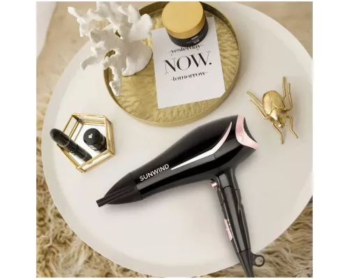 Фен SunWind SUHD 550 черный/розовое золото